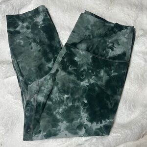 Lululemon Green Tie-Dye Leggings